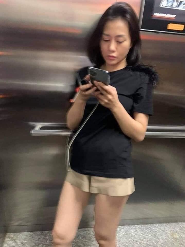 Lộ ảnh nghi Phương Oanh mang bầu, nữ diễn viên nói gì?-1