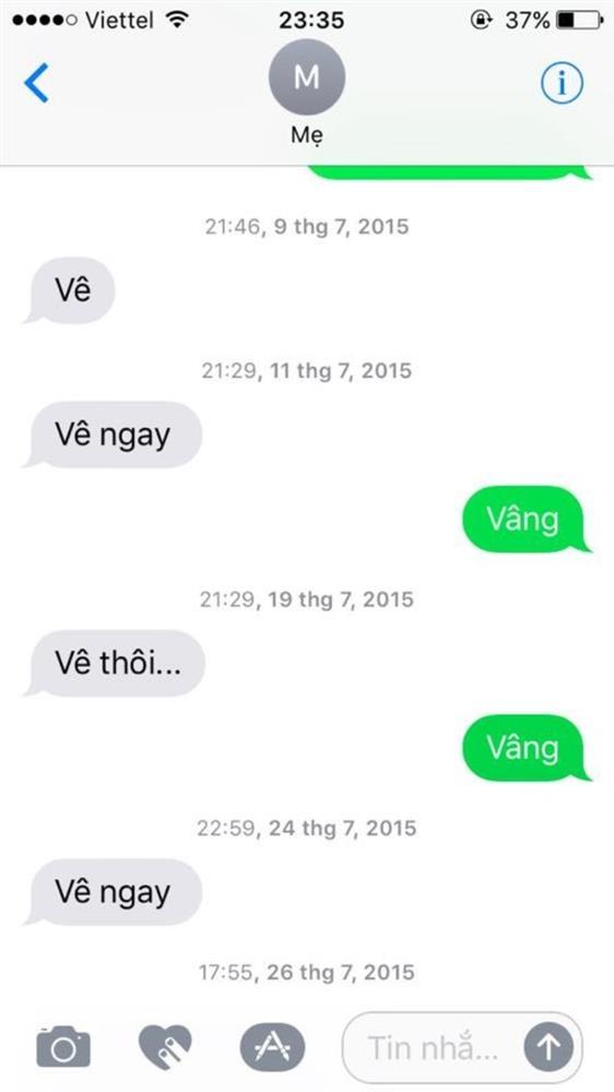 Ngã ngửa với những tin nhắn chất lừ các bà mẹ gửi con cái-5