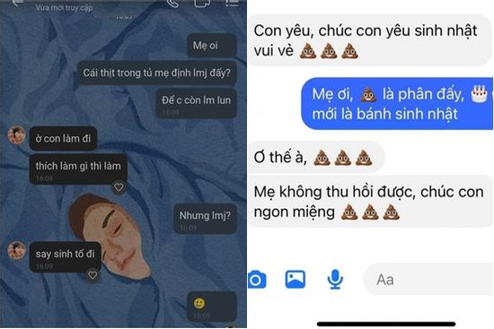 Ngã ngửa với những tin nhắn 'chất lừ' các bà mẹ gửi con cái