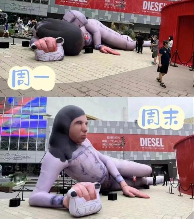 Búp bê khổng lồ trên phố ám ảnh người dân Thượng Hải-1