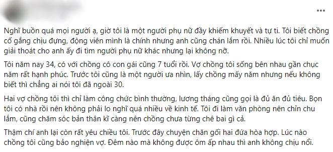 Từ ngày vợ còn một bên ngực, cứ gần gũi chồng lại nhắm tịt mắt-1