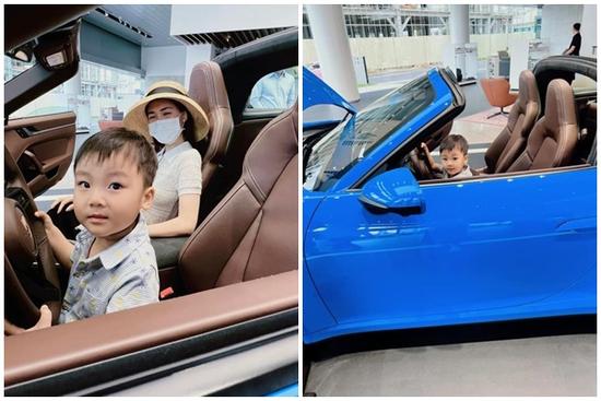 Hòa Minzy đăng ảnh bé Bo cầm vô lăng lái xe đưa mẹ đi chơi