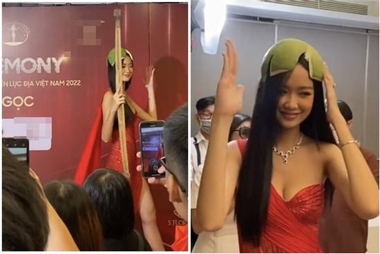 Á hậu Bảo Ngọc được trao 'tiara' lạ đời nhất, giá chỉ 0đ