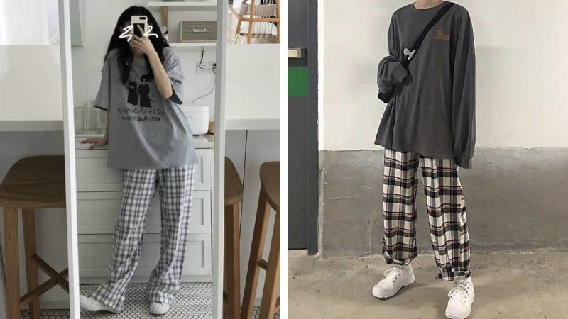 7 công thức mix đồ với quần caro ống rộng chuẩn fashionista-2