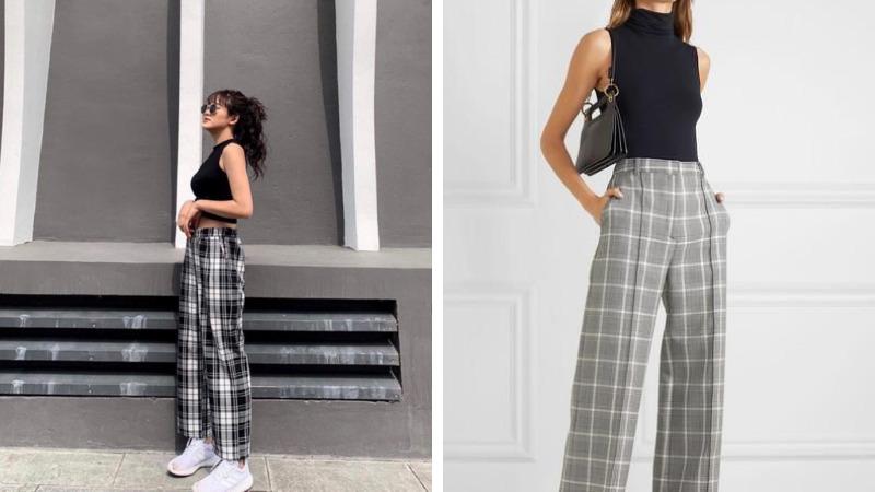 7 công thức mix đồ với quần caro ống rộng chuẩn fashionista-7