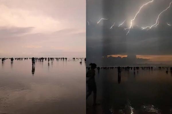 Đu trend chụp ảnh biển vô cực Thái Bình, sự thật nó lạ lắm!-13