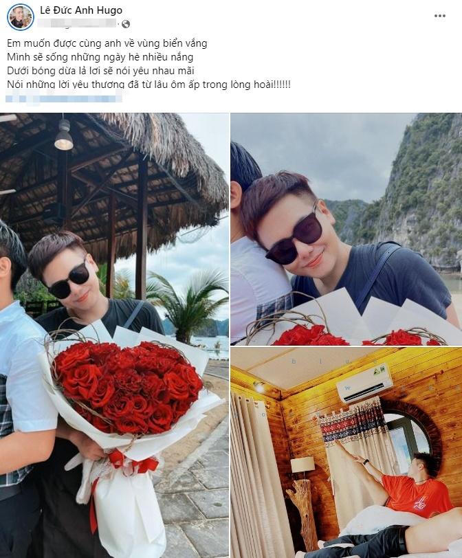 Nam MC đình đám một thời tình tứ bên bạn trai giấu mặt, có vẻ yêu?-1