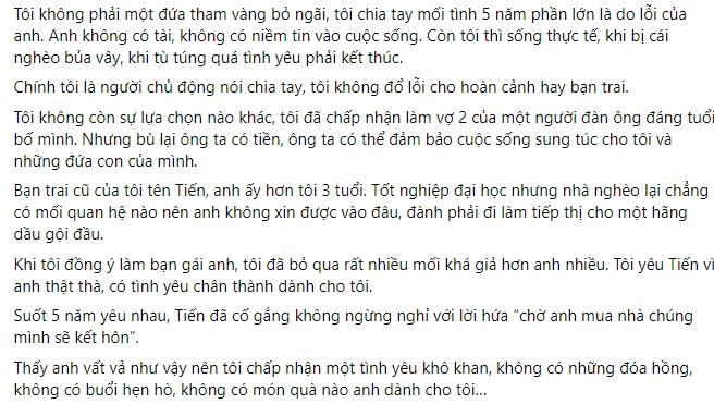 Bạn trai nghèo lâu quá, cô gái chấp nhận làm vợ 2 cho khỏe thân-1