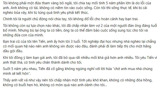Bạn trai nghèo lâu quá, cô gái chấp nhận làm vợ 2 cho khỏe thân-1