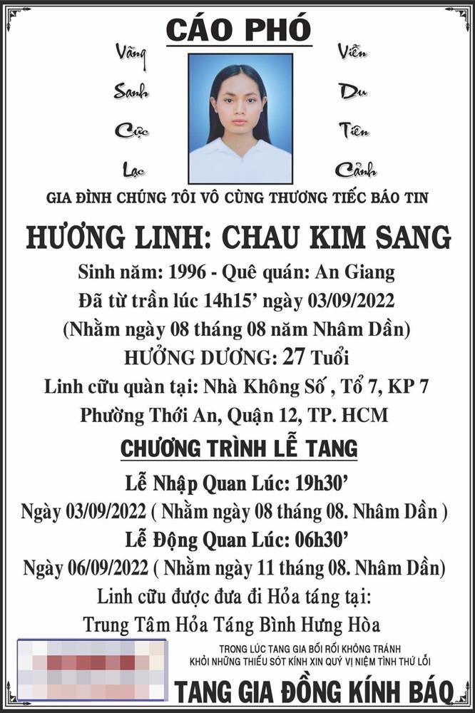 Tang lễ u buồn của cố người mẫu Châu Kim Sang-8