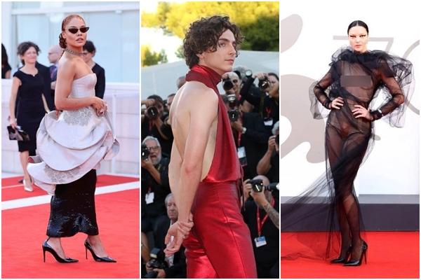 Váy xẻ sâu thống trị thảm đỏ Venice 2022-9