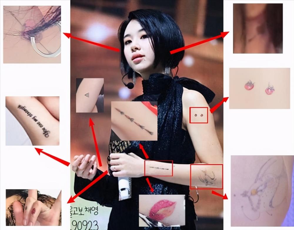 Chaeyoung (TWICE) bị chỉ trích vì hình xăm dung tục-3