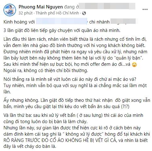 Phương Mai công khai tên cửa hàng nổi tiếng làm ăn tắc trách-2