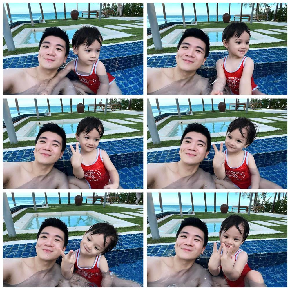 Cuộc sống nhung lụa từ bé của cặp cháu sinh đôi nhà bầu Hiển-8