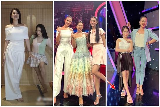 Sam học Hòa Minzy tự 'dìm hàng' chiều cao trước dàn hậu Vbiz