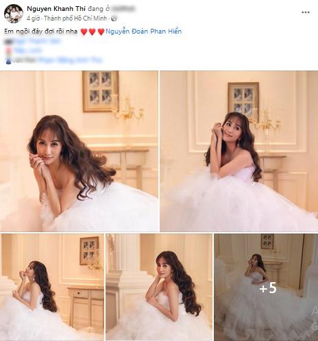 Khánh Thi xả ảnh cưới, Phan Hiển nói gì mà fan thích thú-1