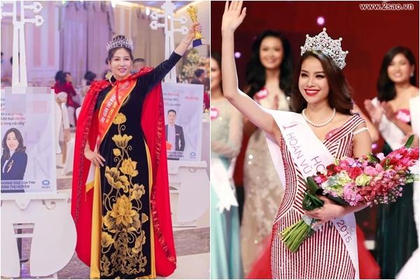 Rộ ảnh mẹ Phạm Hương đội vương miện như đăng quang Hoa hậu-1