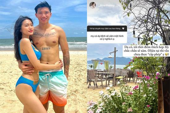 Bồ Đoàn Văn Hậu muốn xăm hình, phản ứng khó đỡ từ phụ huynh