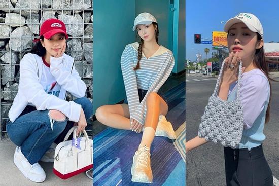 Mỹ nhân Hàn xuống phố mùa thu với mũ bóng chày cực ngầu