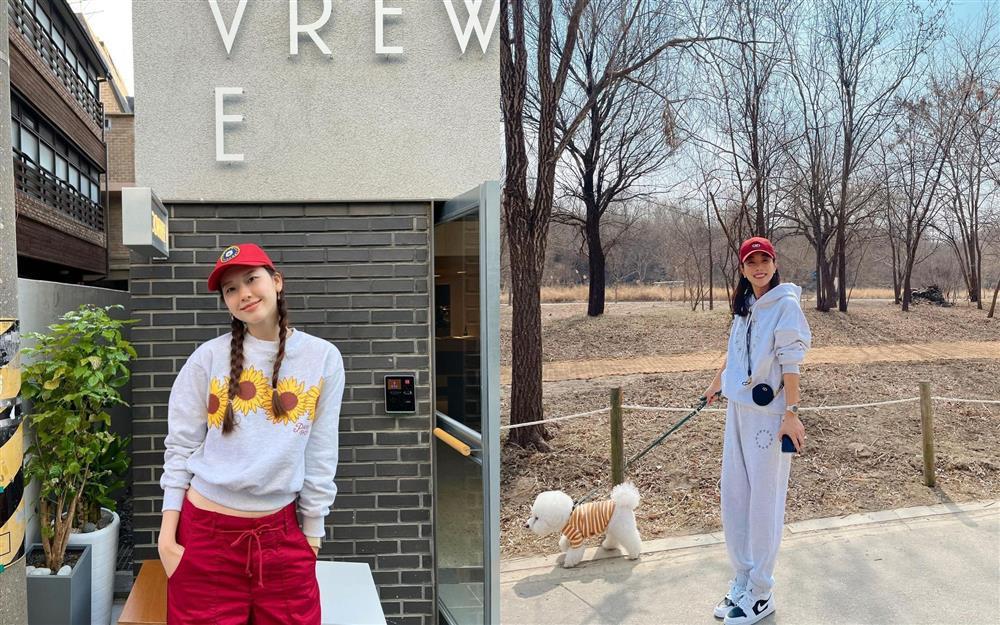 Mỹ nhân Hàn xuống phố mùa thu với mũ bóng chày cực ngầu-8