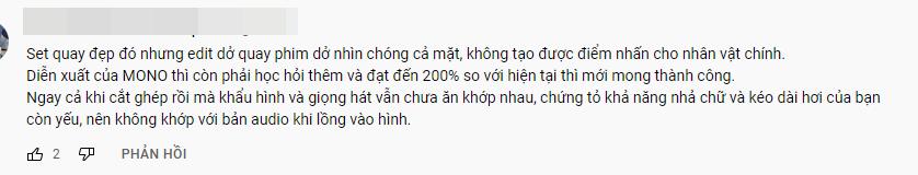 Dân mạng thất vọng khi MONO tung clip quá nhiều lỗi kỹ thuật-5