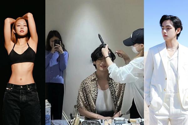 V đến dự tiệc kín của BLACKPINK, lộ thêm ảnh hẹn hò mới với Jennie-6