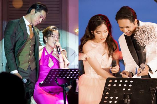 Nam Em 'đánh yêu' Bạch Công Khanh ngay trên sân khấu