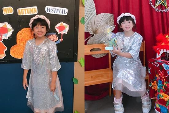 Con gái Mai Phương phổng phao, xinh xắn đi chơi Trung thu