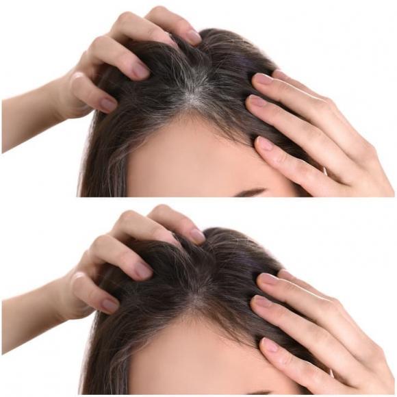 Cách che tóc bạc mà không cần thuốc nhuộm-6