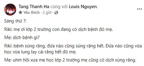 Tin showbiz Việt ngày 10/9: Bật cười với con trai Tăng Thanh Hà-2