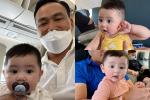 Loạt ảnh cưng xỉu của con trai Chi Bảo trên máy bay
