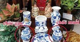 Vị trí đặt 3 hũ gạo, muối, nước trên bàn thờ nhiều lộc, gia chủ ăn nên làm ra-1