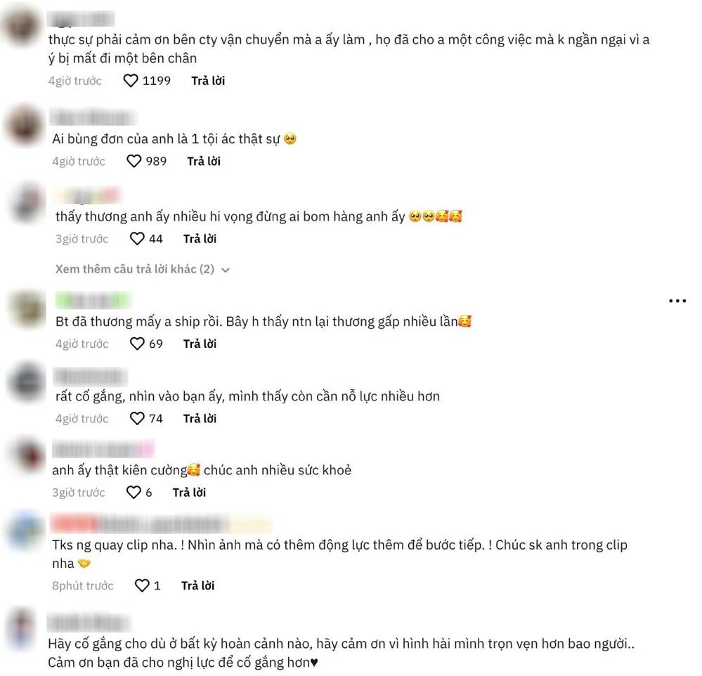 Nam shipper khiếm khuyết nhảy lò cò từng bước giao đồ cho khách-5