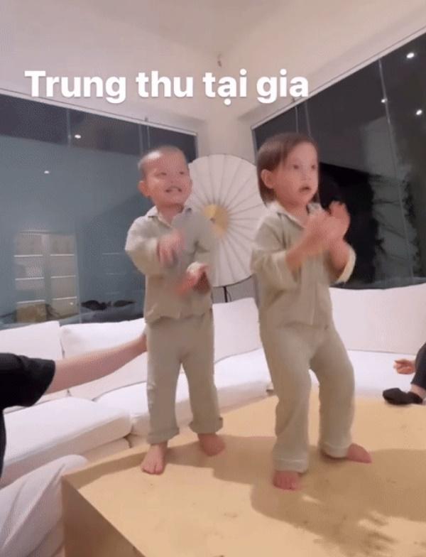 Hà Hồ mở văn nghệ mừng Trung thu tại gia cho Lisa - Leon-2