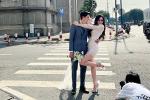 Bình An - Phương Nga chụp ảnh cưới, cô dâu mặc phá cách