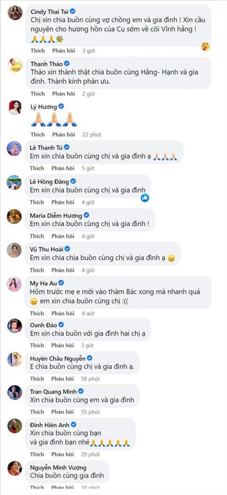 Bố người mẫu Thúy Hằng - Thúy Hạnh qua đời, sao Việt chia buồn-4