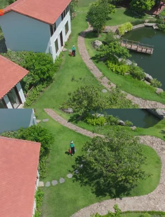 Cận cảnh ngõ ngách nhà vườn đắt giá của Trường Giang - Nhã Phương-1