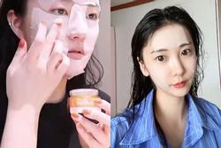 Chiêu đắp mặt nạ cho da căng bóng sau 3 ngày của gái Hàn