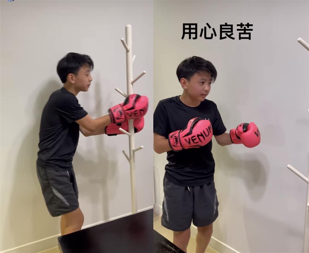 Quý tử thứ 2 của Trương Bá Chi ngày càng giống Tạ Đình Phong-2