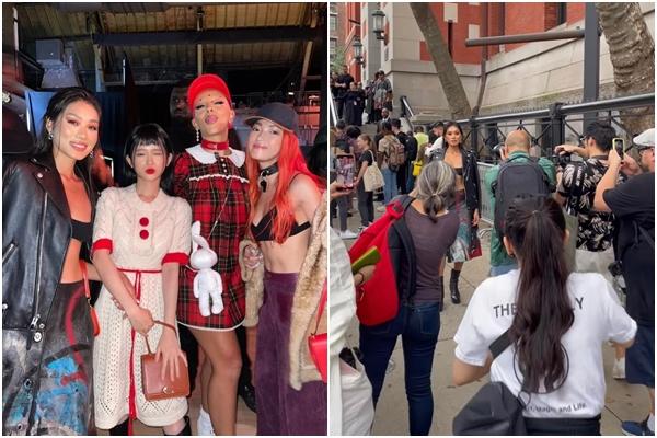 Doja Cat sơn vàng mặt-8