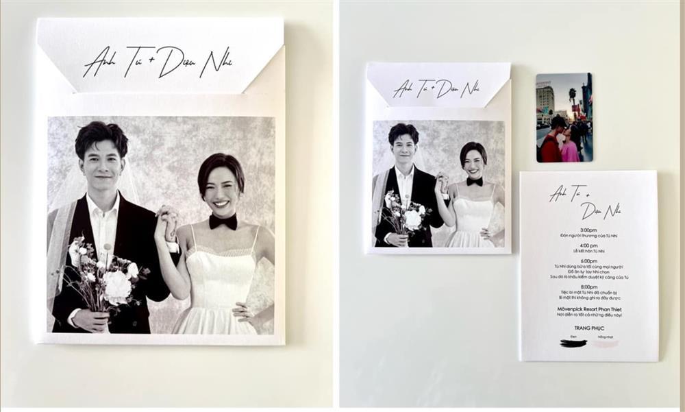 Thiệp cưới Diệu Nhi - Anh Tú: Chú rể đội khăn voan cực hài-2