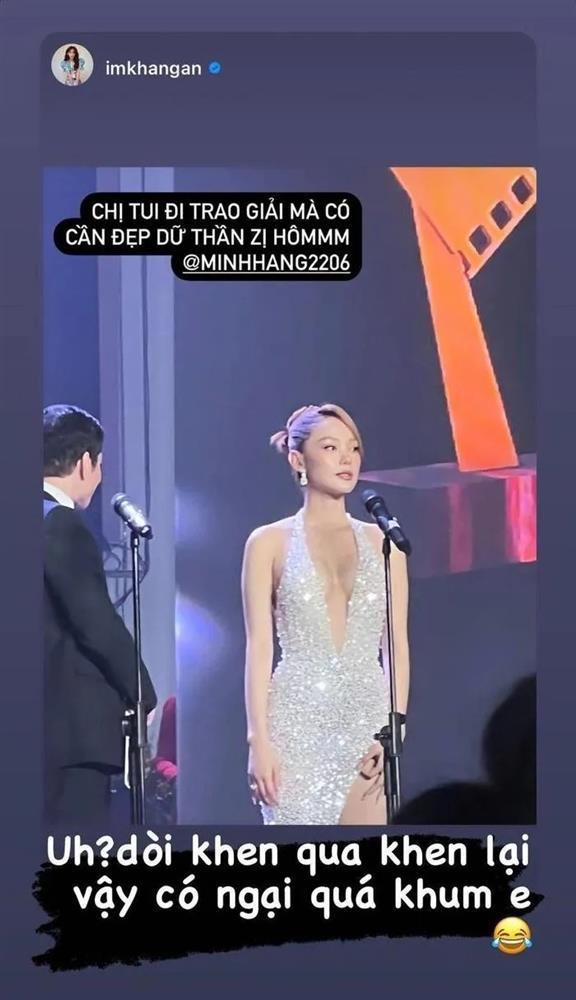 Được Khả Ngân khen đẹp, Minh Hằng trả lời khiến netizen bật cười-1