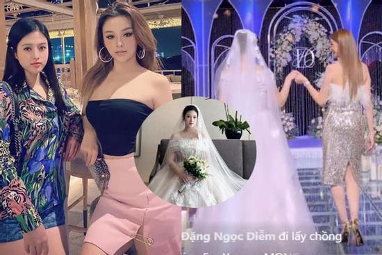 Huyền Baby dáng nuột, đẹp chả kém cô dâu trong hôn lễ em gái