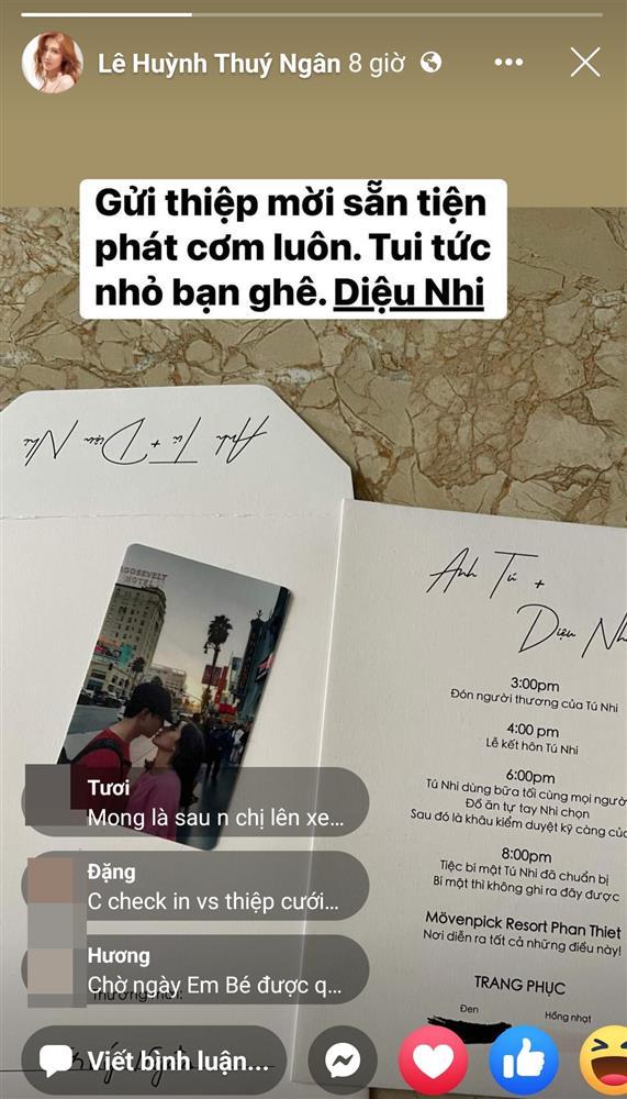 Sao Việt nhận thiệp cưới Diệu Nhi: Người khó ở, người thở than-9