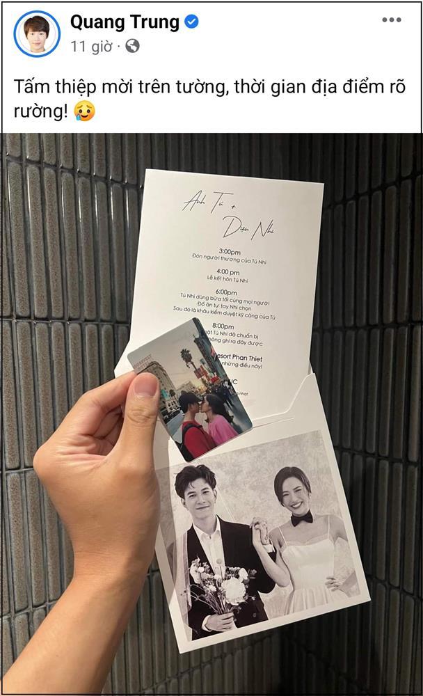 Sao Việt nhận thiệp cưới Diệu Nhi: Người khó ở, người thở than-10