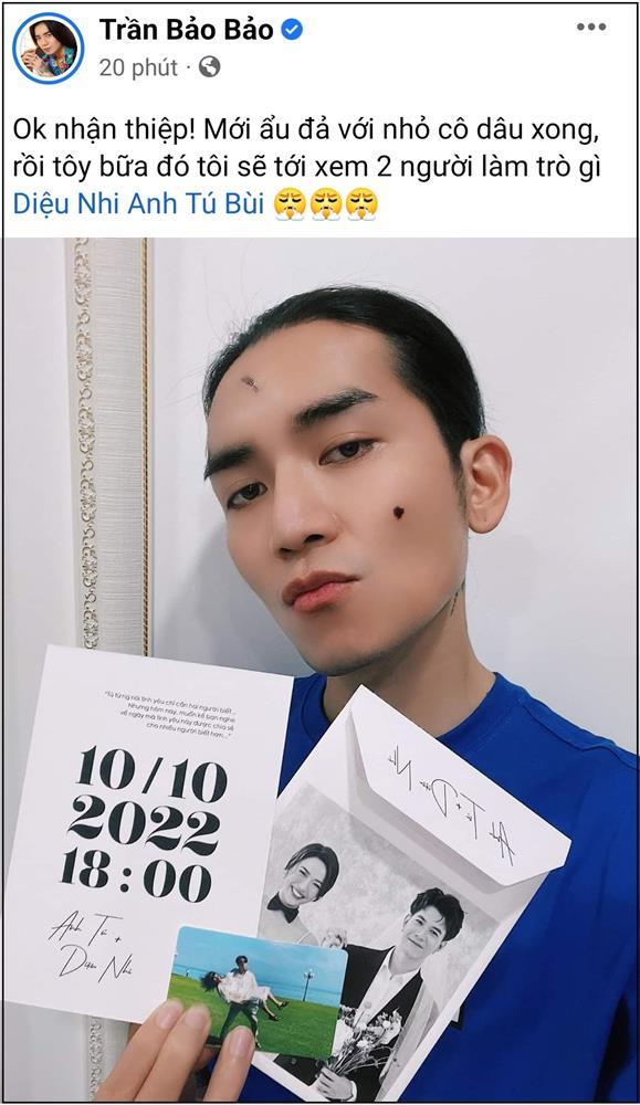 Sao Việt nhận thiệp cưới Diệu Nhi: Người khó ở, người thở than-11