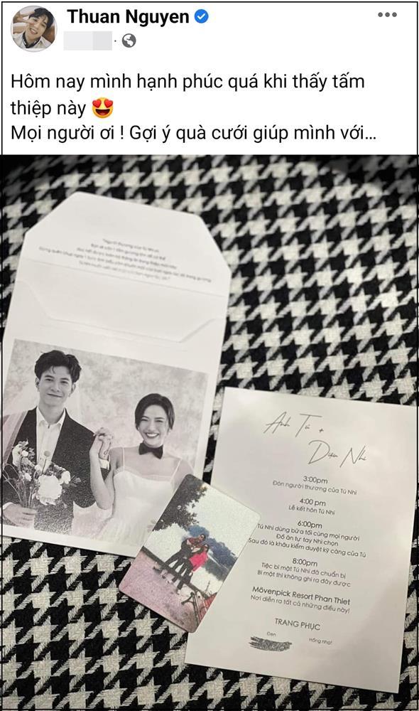 Sao Việt nhận thiệp cưới Diệu Nhi: Người khó ở, người thở than-2