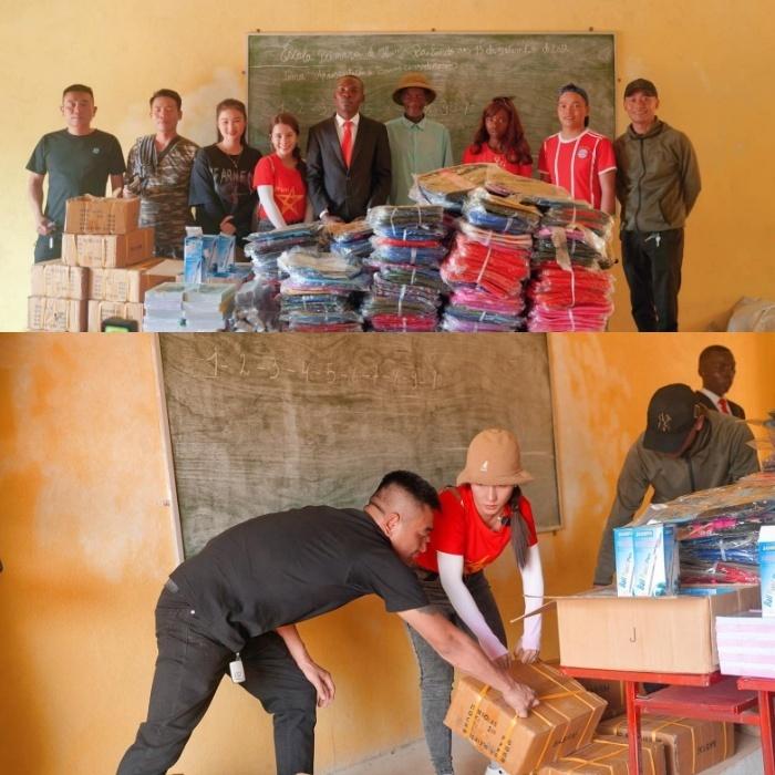 Bà Nhân kể về chuyến từ thiện bất ổn cùng Quang Linh Vlog-6