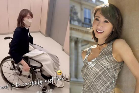 Đệ nhất mỹ nhân TVB Lê Tư phải ngồi xe lăn