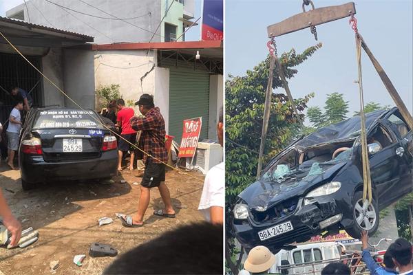 Clip: Kinh hãi xe tập lái lao như bay vào nhà dân ở Bắc Giang-1